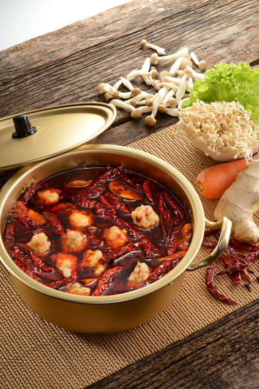 Spicy Hot Pot with Prawn Paste