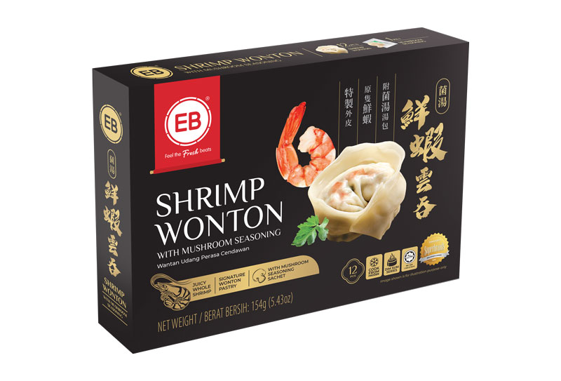 Shrimp Wonton Product Packaging
